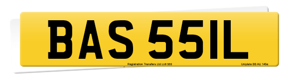 Registration number BAS 551L